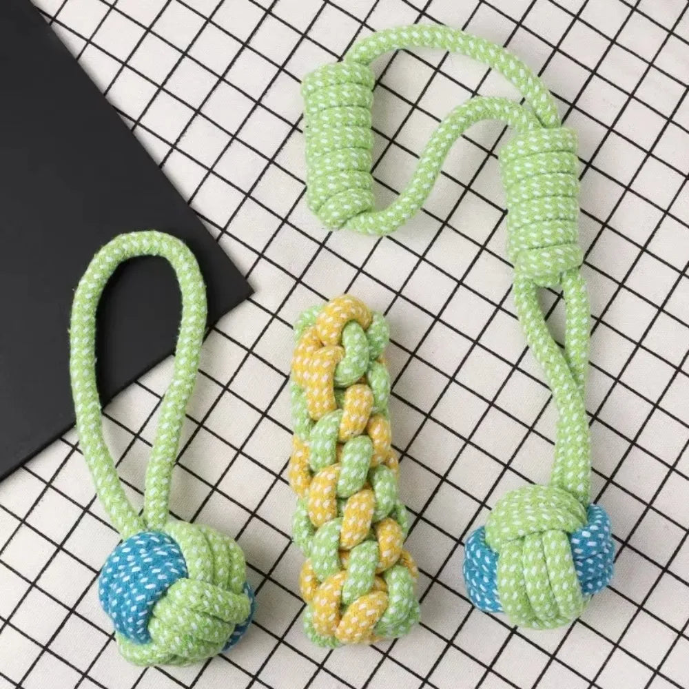 Pet Dog Toys for Large Small Dogs Toy Interactive Cotton Rope Mini Dog Toys Ball for Dogs Accessories Toothbrush Chew Puppy Toy
