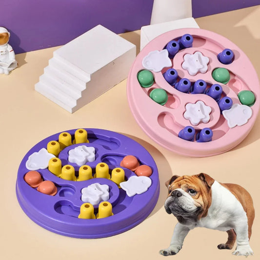 Dog Developmental Toys Game Dog Training Relaxation Tools Pet Leakage Devices Puzzle Food Feeder Toys for IQ Mental Enrichment